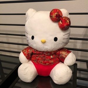 Vintage Rare 20" 1996 Hello Kitty Chinese New Year Plush